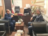 نشست بخشدارشریف آباد با رئیس هیات نظارت بر انتخابات بخش شریف آباد